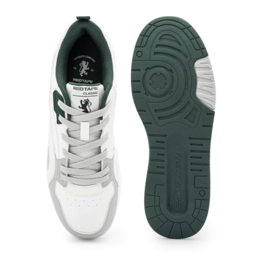 Image of Red Tape Low Cut Sneaker for Men in White | Sneaker | White | 7 UK