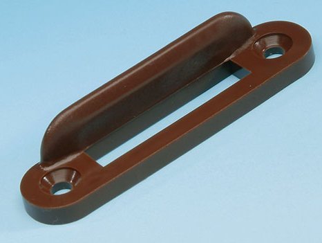 FAWO Riga di Chiusura Utilitaria, Composito, Plastica, Marrone, 5 cm x 1.1 cm x 1.3 cm