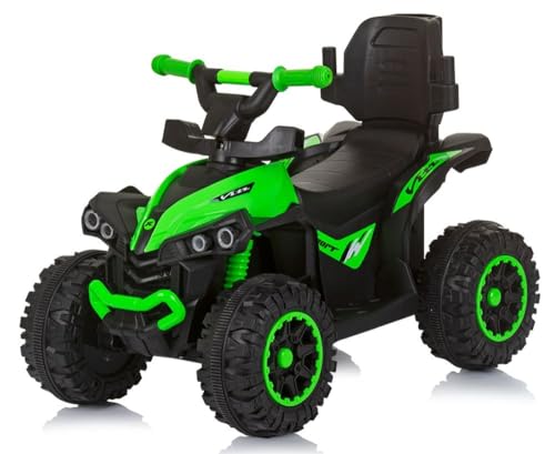 Chipolino Kinder Rutschauto ATV Sonnendach Schiebegriff Musikfunktion bis 23 kg, Farbe:grün – Bild 5