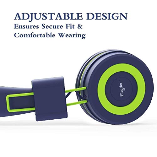 Elecder Kids Headphones Bundle For Children Girls Boys Teens Foldable Adjustable On Ear Headphones 3.5Mm Jack Compatible Cellphones Computer Mp3/4 Kindle Airplane School Tablet #TOP6