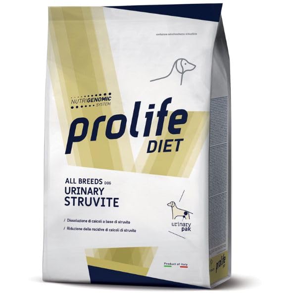 Prolife Urinary Struvite Perro Adult All Breeds 2 kg, alimento dietético para perros adultos de talla mediana con problemas urinarios, sabor cerdo