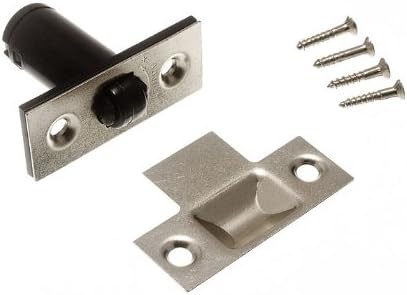 One Stop DIY 24 x ROLLER CUPBOARD DOOR CATCH ADJUSTABLE SPRUNG LATCHES CHROME PLATED NEW