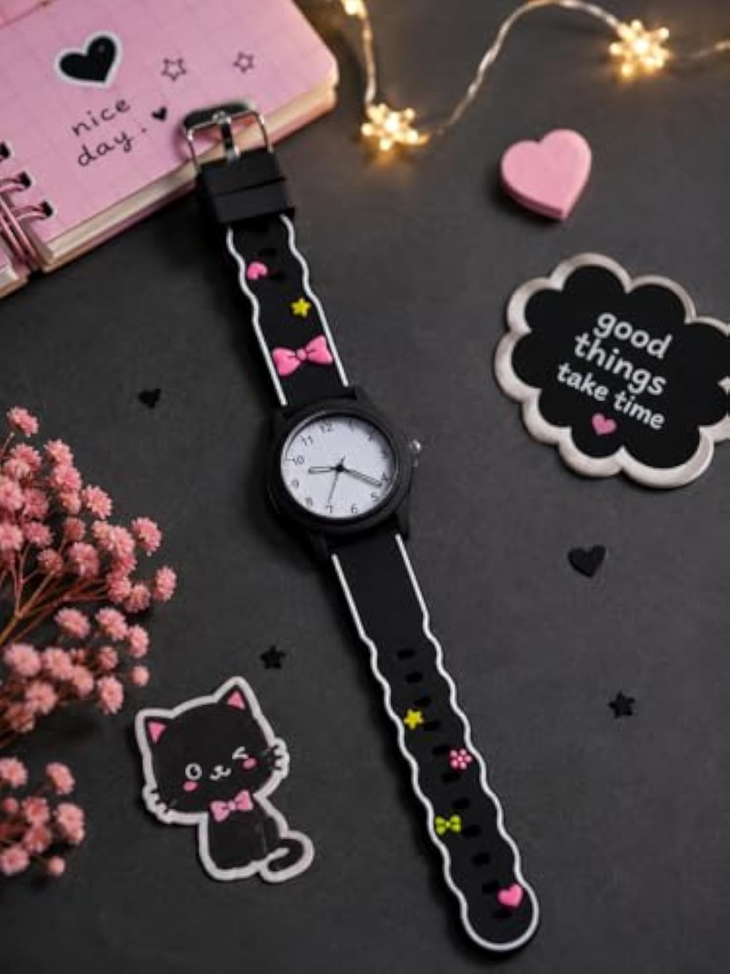 Cute Silicone Strap Watch for Girls
