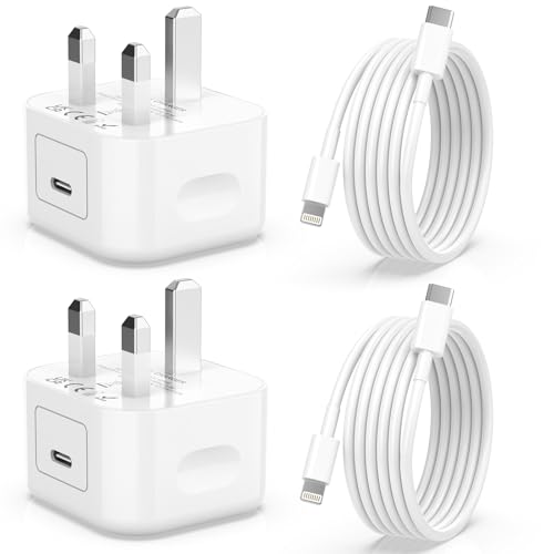 iPhone Charger Fast Charge, 2Pack 20W Fast Apple Charger with 2M/6FT Cable Apple MFi Certified Fast Phone Charging USB C To Lightning Cable for iPhone 14 13 12 11 Pro Max Pro XS Max XS XR X SE 8, iPad