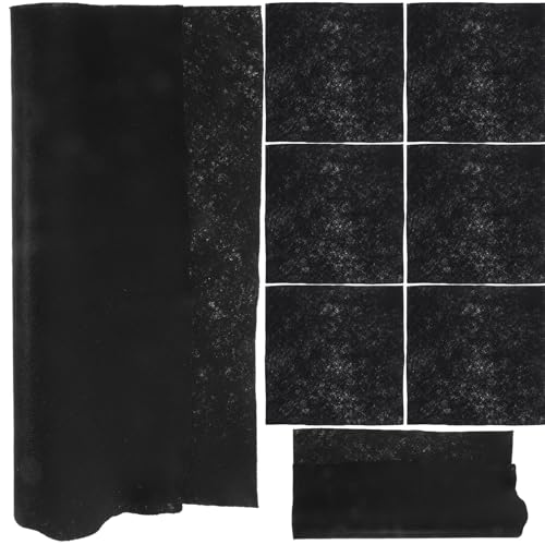 Hemobllo Paños de Limpieza de Microfibra Reutilizables 8 Piezas 30X30 CM Negros Alta Absorción sin Dejar Marcas para Cristales Espejos y Ventanas Ideales para Hogar Coche y Oficina