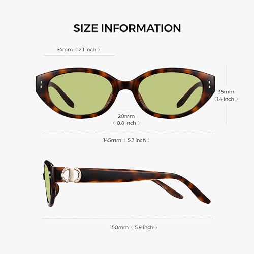 Image of Vintage Narrow Cat-Eye Sunglasses for Women Men, Exclusive Eyewear Brand of EssilorLuxottica