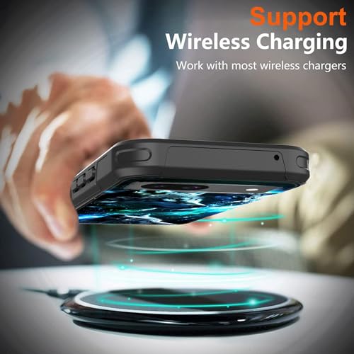 GFEWYTJYJ for Pixel 8a Case,[10 FT Military Grade Drop Protection] Non-Slip Heavy Duty Shockproof Phone Case for Google Pixel 8a 6.1 Inch 2024,Galaxy Wolf - image 3