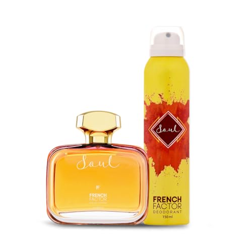 Image of French Factor Soul Bliss ? Perfume for Women ? Deo for Women ? Long Lasting ? Party Perfume ? Deo ? Special Perfume ? Gift for Women ? Made in India ? 100ml (Perfume)+150ml(Deo)