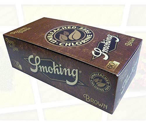 Smoking - Papel de Liar Cortos - Color marrón  50 Librillos