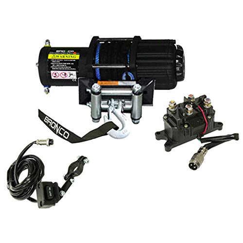 Bronco AC-12108 cabrestante 4500lb con cuerda sintética