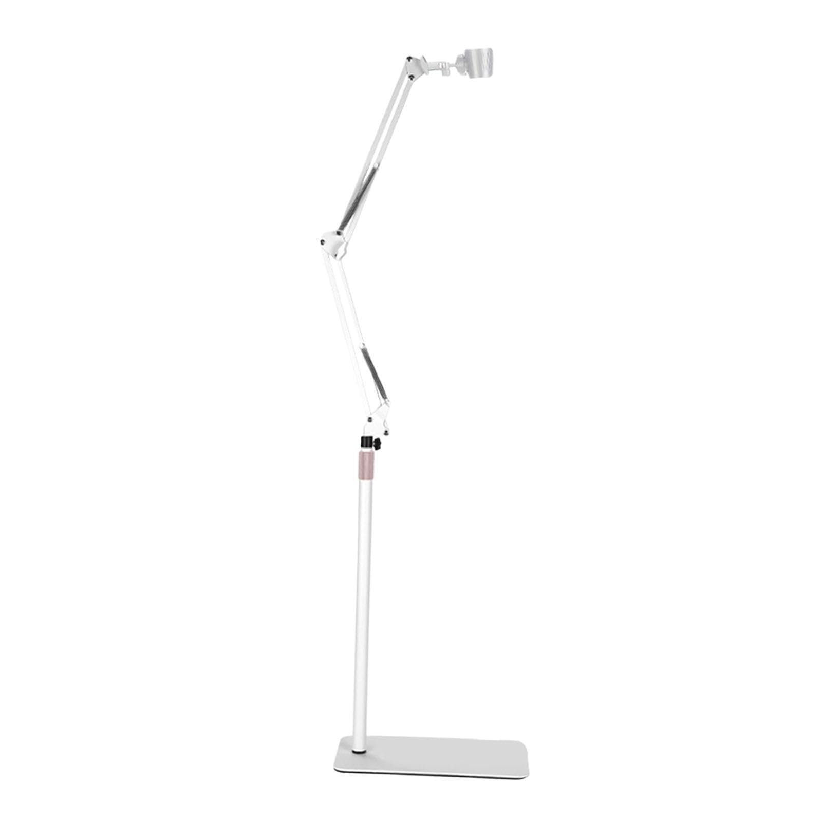AUYXSSZ Hair Dryer Stand Holder Adjustable Angle Easy Practical For Daily Hair Grooming Sitting Or Lying Down. Lazy Dryer Stand With Heavy Base Can Stably On, White