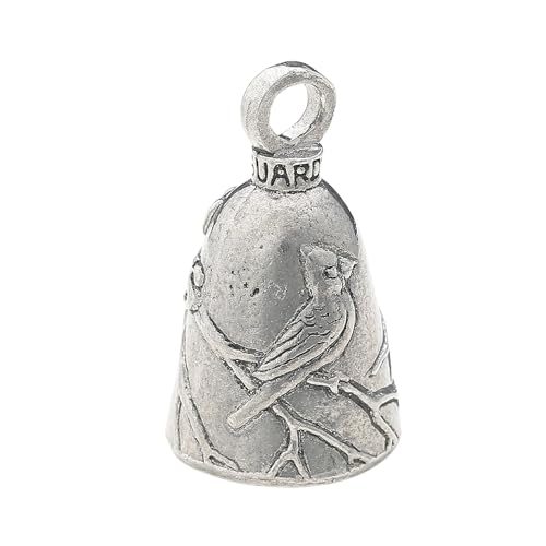 Image of Guardian Bell Animals Good Luck Bell w /Keyring & Black Velvet Gift Bag | Motorcycle Bell | Lead-Free Pewter | Made in USA