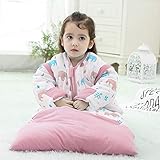 SEGURIDAD PARA EL NIÑO - ¿Le preocupa la seguridad de su hijo? Con el pijama de esto está garantizado en el sueño. ¡El cómodo saco de dormir para bebés con pies garantiza una noche de descanso!