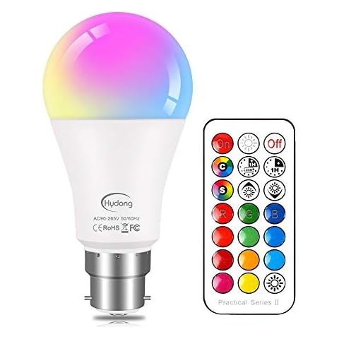 HYDONG Dimmable RGBW Colour Changing Bulb Cover