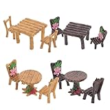 Accessoires de mobilier de jardin miniatures : parfaits pour décorer les petits jardins et créer facilement un univers enchanteur