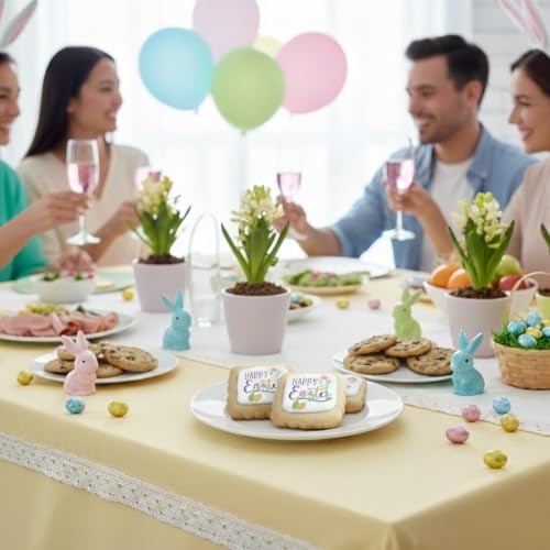 Happy Easter Cookie Gift Basket Chocolate Chip Cookies For Men Women Kids | INDIVIDUALLY WRAPPED | Large Cookies Fresh Bakery Treats Assortment - Thumbnail 7