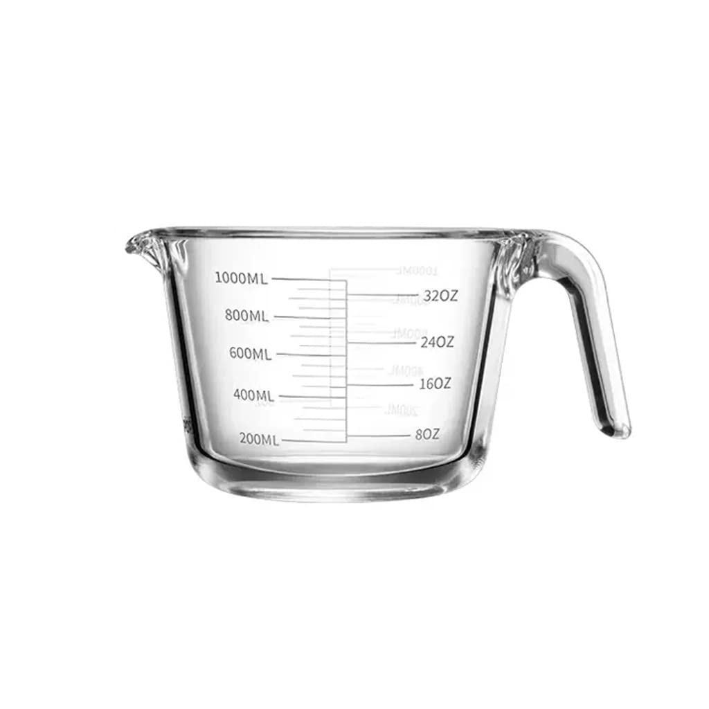 Tasse à mesurer en verre résistant de 1000ml pour une cuisine saine