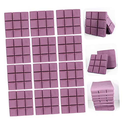 12 piezas de paneles absorbentes de sonido color violeta para puertas y techos miniatura 2