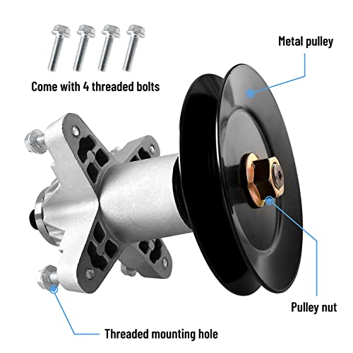 wyevee 918-04608A Spindle Assembly for Cub-Cadet MTD Troy Bilt 54 inch Deck Mowers, 918-0671B Mower Spindle Replace for 618-0671B, 918-0671D, 618-0671, 918-0671