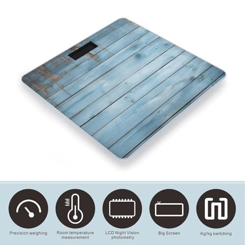 Báscula digital de baño de vidrio templado 400 lb miniatura 3