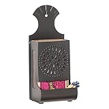 Irvin's Tinware, K18-37SM, Match Box in Smokey Black, Rustic Country Home Decor