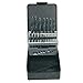 Produktbild Ruko A205210 TerraX Spiralbohrersatz Bohrer Metallspiralbohrer Set HSS-R 19-teilig 1-10 mm Ø rollgewalzt mit Stahlblechkassette Metallbox