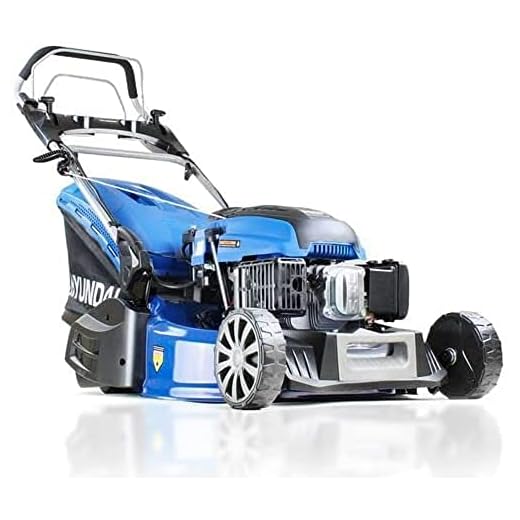Hyundai 21"/53cm 196cc Electric -Start Self-Propelled Petrol Roller Lawnmower