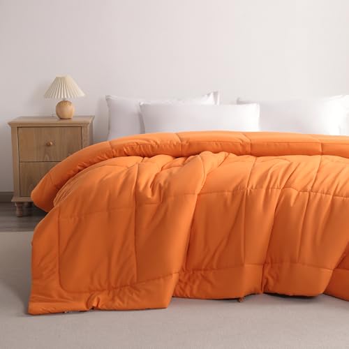 Image of NTBAY King Down Alternative Comforter, 104 x 90, Orange