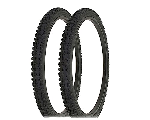 Cyclez One Pair 26" X 2.10 Mtb Tires Smoke Type Includes 2-26" Oem Inner Tubes And 2- Tire Lever Tools For Mountain, Atb Bicycles Replacement Kit #TOP1