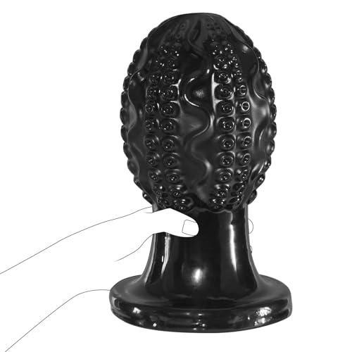 Image of Giant Egg-Shaped Anal Plug Anal Ball, Monster Butt Plug Prostate Massage Anus Dilator for Advanced Men Women (8.66 * 5.4IN)