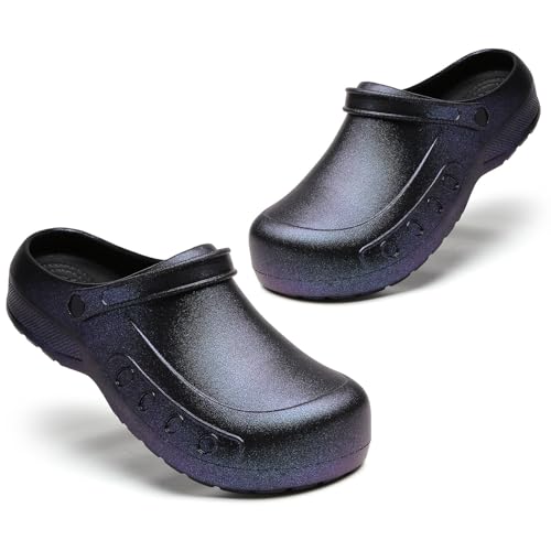 Image of Meidiastra Men Chef Clogs Slip Resistant Garden Clogs with Arch Support Safety Nursing Shoes Work Shoes Water Oil Resistant for Men Food Service