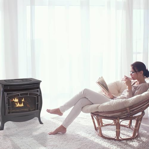 Duluth Forge Dual Fuel Ventless Gas Stove - Model FDSR25, Matte Finish, Remote Control - Image 8