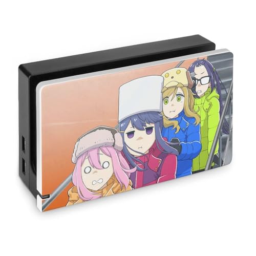 Switch ドックに対応カバー 可愛い アニメ柄 宇宙よりも遠い場所 よりもい 三宅日向 白石結月 Switch充電ドック対応 耐久性 軽量 薄型 保護ケース 放熱性素材 本体保護 傷防止 キズ隠し アクセサリー 指紋/傷/汚れ/防塵 手触り/ 精密 着