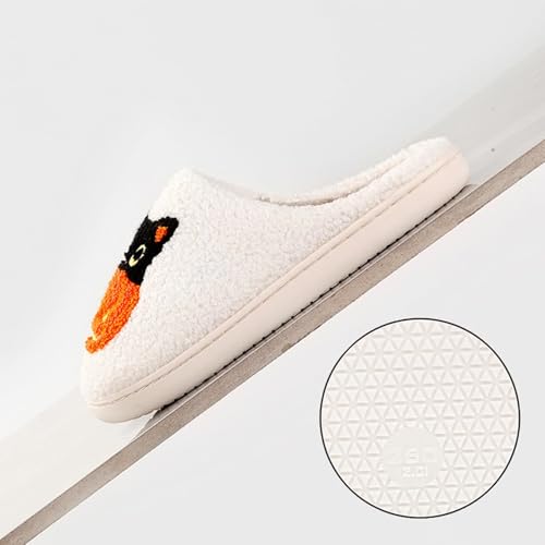 Image of LNERIP Animal Slippers Fruit Slippers Plant Slippers Various Cartoon Patterns Fluffy Soft Memory Foam Retro Indoor Outdoor Home Couple Shoes
