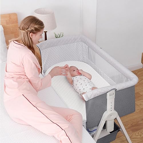 Image of Baby Bassinet Mattress, Breathable, Hypoallergenic, Premium Foam, Non-Toxic, Oval Shaped with Removal Waterproof Cover, 18 inch x 29 inch x 2''