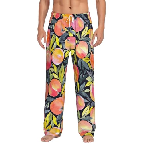 Pantalon de pyjama en flanelle contre le froid vêtement de nuit polaire homme ample et chaud