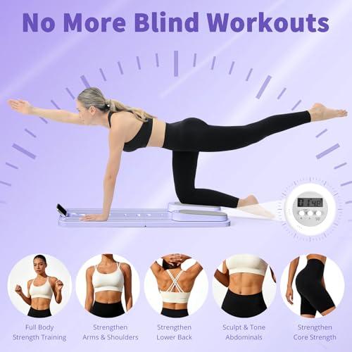 image for VigorEdge Pilates Board - Pilates Reformer Set, Multi-Purpose Foldable