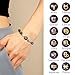 Bolinailo Libra Bracelet, Zodiac Bracelets for Women 12 Constellations Healing Crystal Stone Bracelet for Birthday, Zodiac Gifts for women Libra Constellation Charm Bracelets Gemstone Jewellery