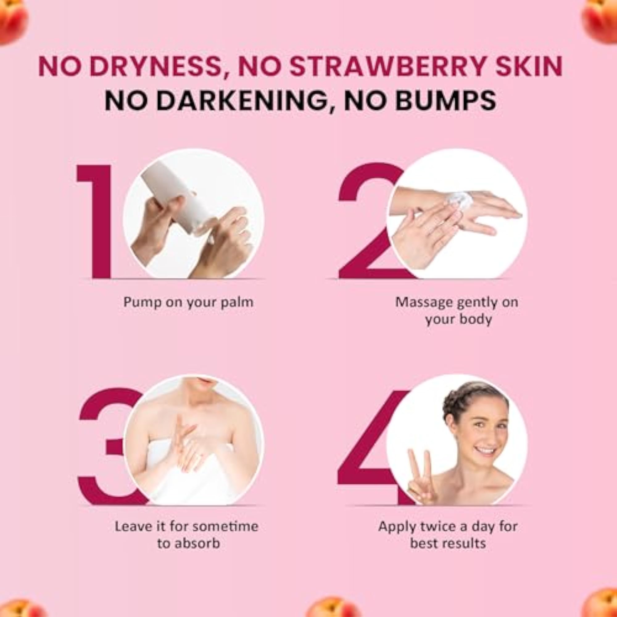 Peach Body Lotion for Winter, 330ml