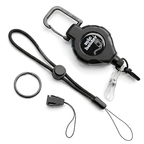 Retractable CB Mic Holder CB Radio Accessories Hanger Multi-Scenario Mount