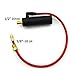 WeldingCity Separate-hose Dinse-type (50mm) Cable Adapter Plug Connector for Water-cooled TIG Welding Torch 18, 20 and 25-series
