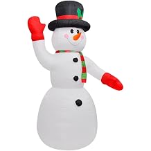 vidaXL Christmas Inflatable Snowman 94.5"