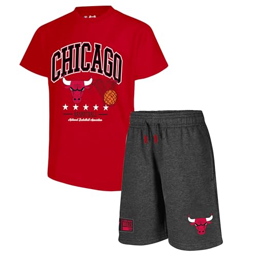 Image of Ultra Game Boys NBA Official Super Soft T-Shirt & Basketball Shorts Set