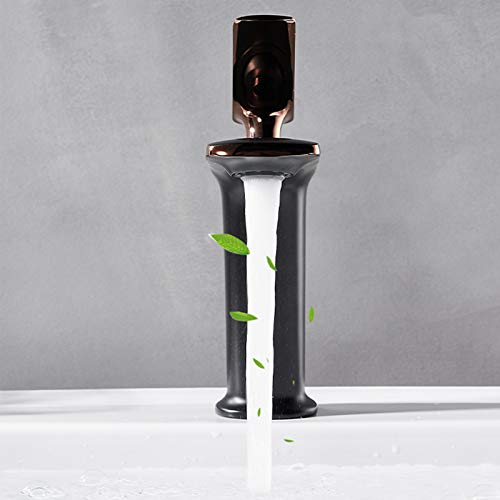 Robinet de lavabo en laiton à commande fluide eau chaude et froide
