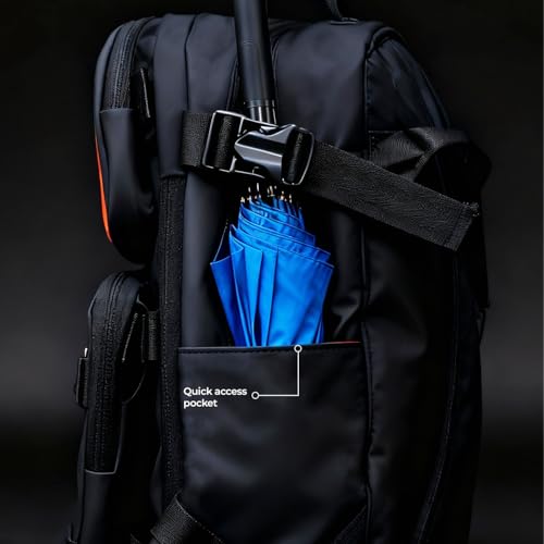 Image of MONKEY TROOPERS Walky Backpack Bag, With Bike-Mountable Skin, 15-Inch Laptop Compartment, Water Resistant, Modifiable Pockets, Touch-Sensitive Navigation Pocket, Travel, Biking, Hiking