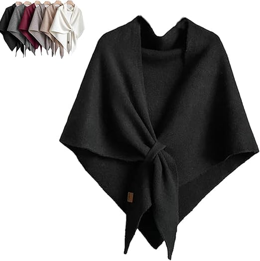 Shawl Wraps Women Knitted Shawls and Wraps Cardigan Cape Wool Cashmere Shoulder Top Sweater Shawl Scarf 2025