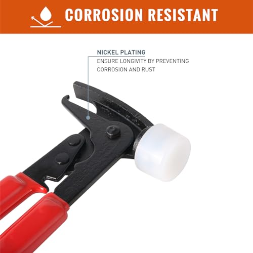 Image of Wheel Weight Pliers, Tire Weight Removal Tool, Pliers Balancing Tool for Installation and Removal of Clip-on Weights