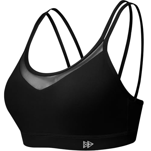 Image of Yvette Sports Bra Lightweight Cloud Series for Women Mesh Splicing Style