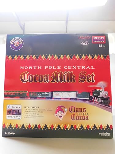 LIONEL North Pole Central Cocoa Milk Legacy Train Set O Gauge 2422070