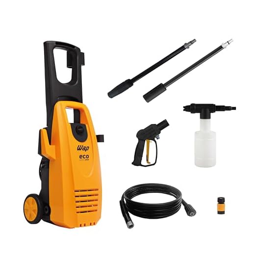 WAP Lavadora de Alta Pressão ECO WASH 2350, 360L/h, com Jato em Leque e Concentrado, 1750psi 1650W 220V